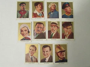 FIGURINA vintage ATTORI CINEMA fondo oro - cm 4 x 6 - vedi elenco - - Picture 1 of 1