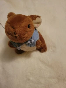 Vintage Eden Toys Peter Rabbit 7” Plush Bunny Blue Jacket Used Fast Ship  - Picture 1 of 8