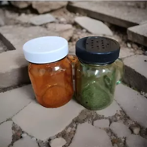 Einmachglas Salz und Pfefferstreuer Herbstfarben - Bild 1 von 2
