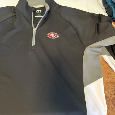 Pullover Cutter & Buck 50UPF+ San Fransico 49ers 1/4 cremallera  Foto 1 de 4
