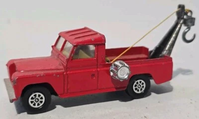 VINTAGE CORGI WHIZZWHEELS RED LAND ROVER 109WB PICK UP TRUCK DIECAST MODEL TOY - Image 1 of 4