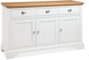 Bentley Designs Hampstead Two Tone Wide Sideboard - Picture 1 of 3