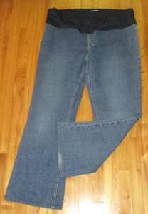 Old Navy Maternity L Stretch Pull Up Jeans Been Hemmed Great Preowned Condition - Picture 1 of 6