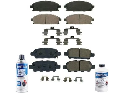 Juego de pastillas de freno eje Detroit para Nissan X Trail 2005-2006 93334HK Foto 1 de 2