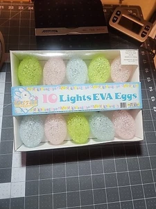 Easter Egg 10 Multi-Colored String Lights - Picture 1 of 4
