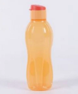 Botella de agua Tupperware con sello hermético líquido grande naranja rojo 1L nueva - Imagen 1 de 1