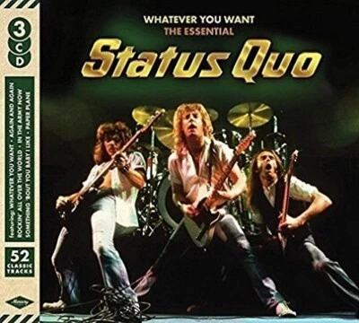 Status Quo Whatever You Want-The Essential 3-CD NEW SEALED Roll Over Lay Down+ - Image 1 of 3