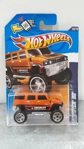 Hot Wheels 2012 SUPERLIFT HUMMER H2Performance Suspension Orange GM 4x4 lifted  - Picture 1 of 6