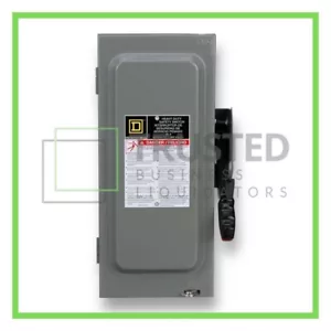 Interruptor de seguridad de alta resistencia no fusible Square D HU361N 30A 600V 3 polos - Nuevo - Imagen 1 de 5
