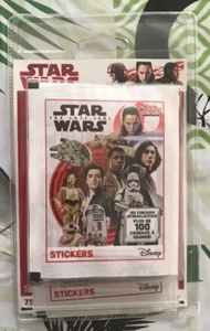SET MIT 75 STAR WARS AUFKLEBERN '' THE LAST JEDI '' (im Blister) NEU - Bild 1 von 2