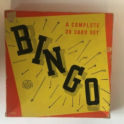 Bingo A Copp Clark Cards Set with 36 Playing Cards + Cover Pieces E-104 Vintage - Image 1 of 4