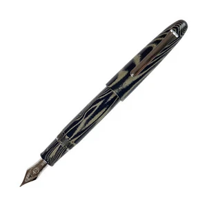 Sailor 1911 King of Pens Fountain Pen in Ebonite "Tenacious Tabby" - 21K Broad - Picture 1 of 1
