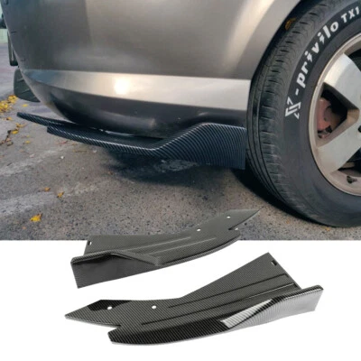 For BMW 525i 530i 535i 540i 550i Series Rear Bumper lip Spoiler Splitter Carbon - Image 1 of 4