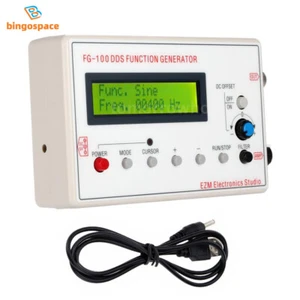 DDS Function Signal Generator Module 1HZ-500KHz Sine+Square Wave+Case FG-100. - Picture 1 of 12