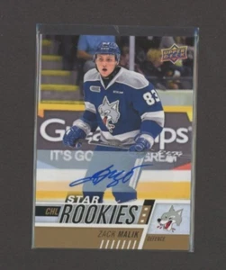 2017-18 Upper Deck CHL Autographs #349 Zack Malik - Picture 1 of 1