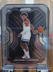 2020-21 Panini Prizm Anthony Edwards Rookie #258 Base RC Timberwolves  - Bild 1 von 4