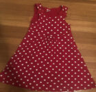 Gymboree Red Polka Dot Dress Size:5 EUC