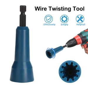 Spin Wire Twister Connector Socket for Drill with 1/4" Shank for Power Drill - Picture 1 of 18