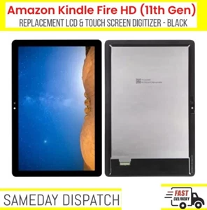 Amazon Kindle Fire HD 10/10 Plus (11th Gen) T76N2P T76N2B LCD Touch Display UK - Zdjęcie 1 z 1