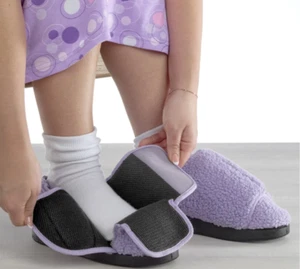 NUOVE SCARPE DA DONNA SILVERTS 8 PANTOFOLE EXTRA LARGHE PIEDI GONFI DIABETICI BORSITI - Foto 1 di 4