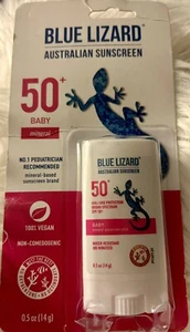 BLAUE EIDECHSE LSF # 50 + BABYSTICK AUSTRALISCHE SONNENCREME 0,5 OZ Exp 1/2025 - Bild 1 von 2
