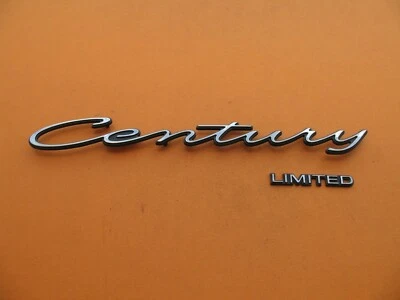 97 98 99 00 01 02 03 04 05 BUICK CENTURY LIMITADO EMBLEMA LATERAL LOGOTIPO INSIGNIA A8551 Foto 1 de 4