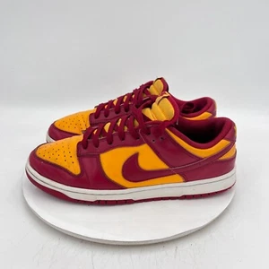 Nike Dunk Low Men Size 10 DD1391-701 Gold Tough Red White Yellow Orange Shoes - Picture 1 of 11