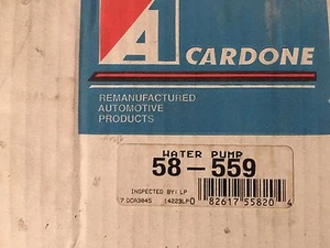 A1 Cardone 58-559 Remanufactured Water Pump - Foto 1 di 1