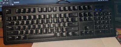 SteelSeries Apex 100 Blue LED Backlit Gaming Keyboard EUC Nice Shape - Image 1 of 4