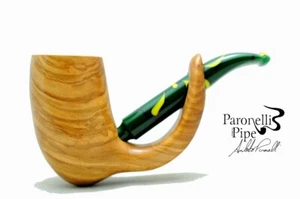 Brand new olive wood pipe PARONELLI freeshape handmade - Picture 1 of 6