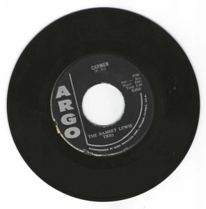 THE RAMSEY LEWIS TRIO Black Eye Peas/Carmen VINYL 45 RPM BX1-74 - Picture 1 of 2