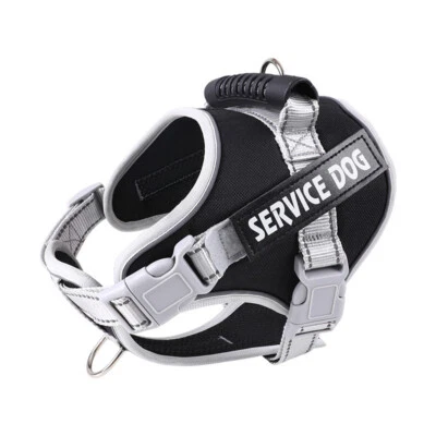 New Pet Dog Adjustable Reflective Service ESA Dog Puppy Soft Harness Vest XS-2XL - Image 1 of 4