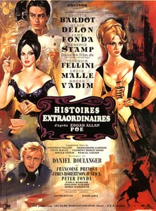 Póster de película vintage de historias extraordinarias de Fellini - Imagen 1 de 1