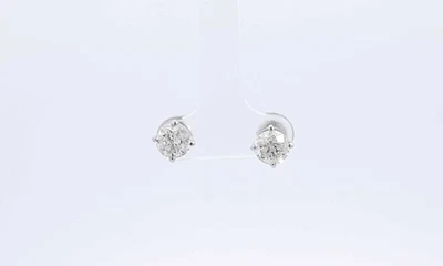 1.70 Cttw Diamond & 14k White Gold Stud Earrings Eb1223srxdu - Image 1 of 4