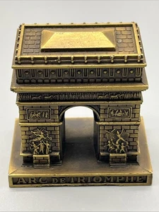Arc De Triomphe Brass Souvenir Miniature - Picture 1 of 7