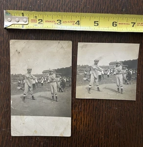 Pair Of RPPC Baseball Scenes Circa 1910 Wheeling West Va - Picture 1 of 14