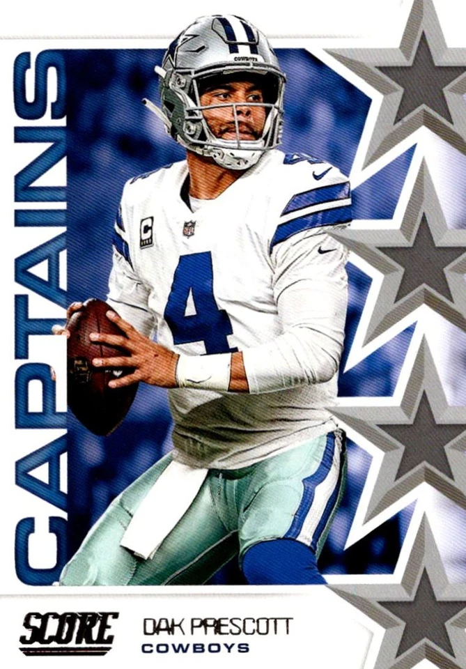 2019 Score Captains Dak Prescott Dallas Cowboys #C-4 - Image 1 of 2