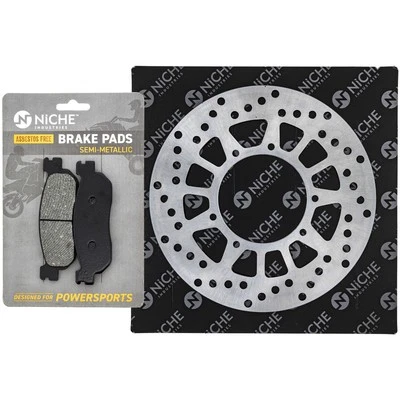 NICHE Front Left Brake Rotor Pad Kit for Yamaha XT225 TW200 Semi Metallic - Image 1 of 4