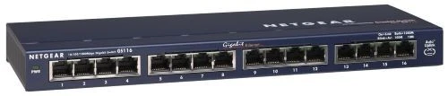 Switch, Netgear, GS116NA, 16 port, 10/100/1000, Unmanaged - Image 1 of 1