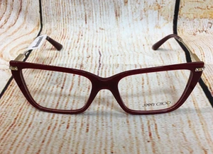 Jimmy Choo Brille Brillengestell JC3002B 5018 rot/burgund 55-17-140 - Bild 1 von 15