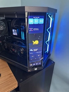 ✅Hyte Y70 Touch Infinite Display Touchscreen Upgrade Black🚨 READ DESCRIPTION - Picture 1 of 8