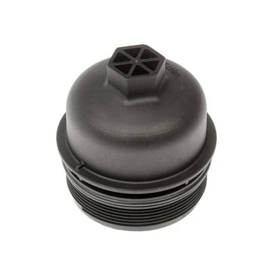 For GMC Canyon 2016-2022 Engine Oil Filter Cover | Plastic | Black | Thread On — 第 1/4 张图片