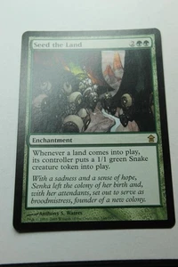 MTG Seed the Land x1- -Saviors of Kamigawa-Smoked - Picture 1 of 1