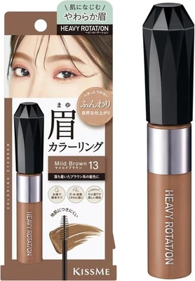 Máscara de pestañas KissMe Heavy Rotation marrón suave 13 8 g hecha en Japón Foto 1 de 4