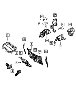 Genuine Mopar Push In Pin 6504135 - Picture 1 of 4