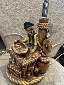 1985 Apsit Bros Nautical Sea Captian Vintage Lamp -Harbor Light See Pics - Picture 1 of 8