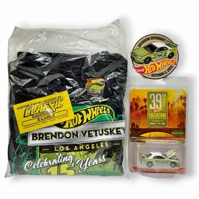 HOT WHEELS 39th LA CONVENTION NISSAN SKYLINE GT-R R34 DINNER #699/4200 PACKAGE - Image 1 of 3