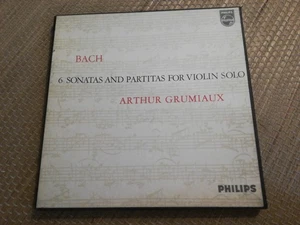 Bach Sonatas and Partitas, Grumiaux, violin *Philips 835 198/200 AY (2) NM - Picture 1 of 3