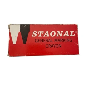 Vintage Staonal 1990 Black General Marking No.2 Crayons BINNEY & SMITH Lot 12 - Picture 1 of 10
