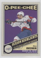 2019-20 O-Pee-Chee Season Highlights Retro Alex Ovechkin Alexander Ovechkin #599